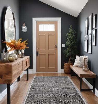 A beautifully styled living room featuring modern décor.