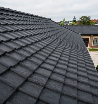 Close-up of a polished marble slab with subtle gold veining under soft natural light.