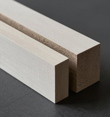 Close-up of a polished marble slab with subtle gold veining under soft lighting.