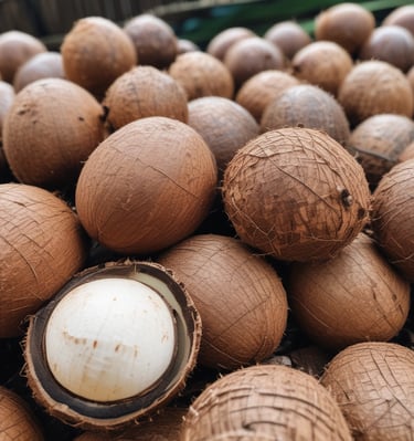 A busy port with containers labeled for international export.