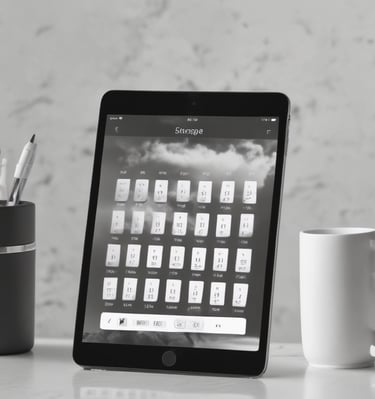 Close-up of a hand coloring a whimsical floral pattern with vibrant markers.