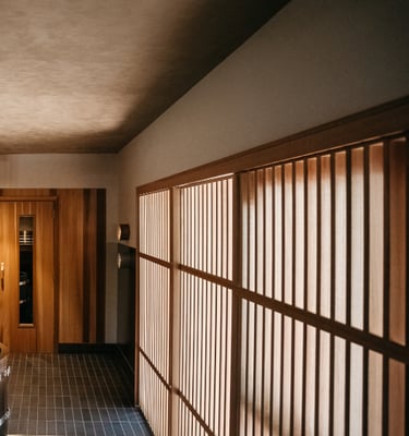 Custom built cabinetry in Margaret River by Silva Cabinetry for MEND Health Spa