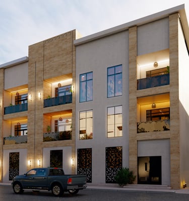 مشروع الشقق السكنية داخل حي المهدية من تصميم وتنفيذ شركة دليل البناء للتطوير العقاري