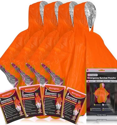 poncho de supervivencia manta térmica