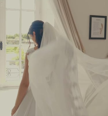 préparatifs de la mariée filmé par une vidéaste à Saint Malo