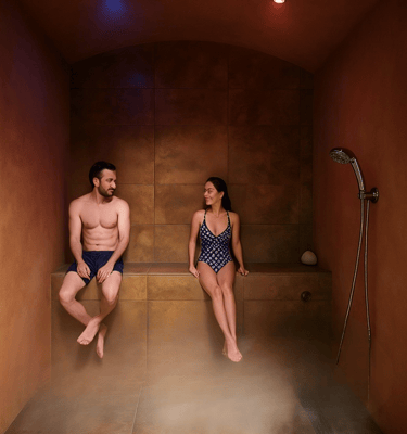 Hammam privatif en vapeur chaude chez Energy Terre Happy à Lherm