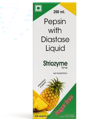 Striozyme Syrup. Digestive enzyme by Strio Healthcare