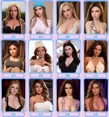 visages poupée réaliste silicone DDF