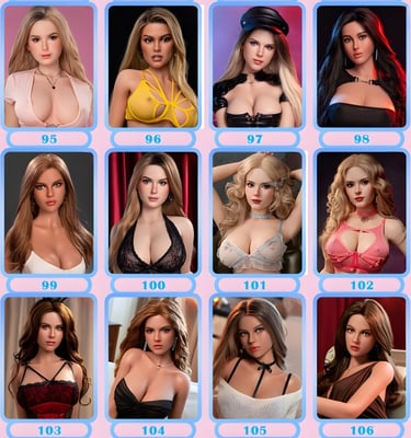 visages poupée réaliste silicone DDF