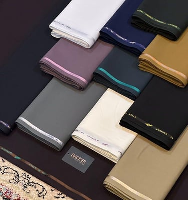 Premium Men's Unstitched Suit Fabric Collection in Multiple Colors - Sana Fashion House