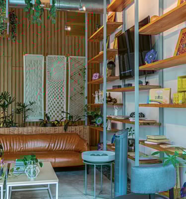 a living room with a couch and a couch