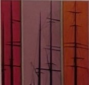 Iris Devote LITTARDI © - "Tricolor" 2019 - huile sur toile - 110x105cm