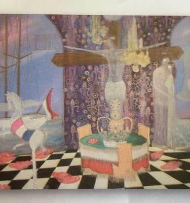 Iris Devote LITTARDI © - "Tantum ergo Sacramentum" 2009 - huile sur toile