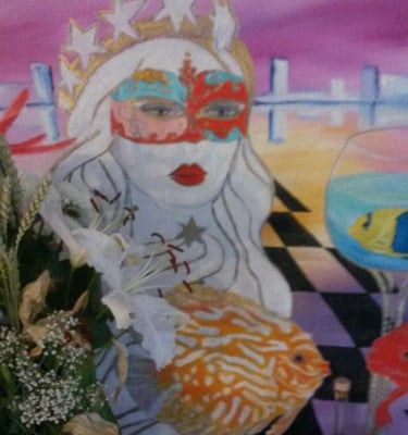 Iris Devote LITTARDI © - "Europe" 2013 - huile sur toile