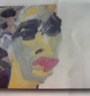 Iris Devote LITTARDI © - "Nina Simone Expression" 1993 - huile sur toile