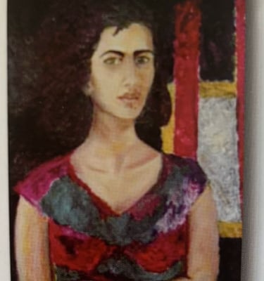 Iris Devote LITTARDI © - "Self Portrait" 1990 - huile sur toile