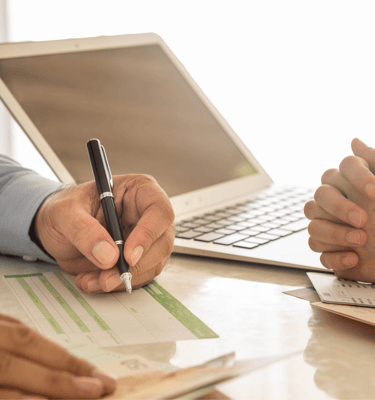 International investor reviewing safe investment options in Dubai
