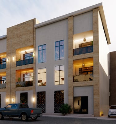 مشروع الشقق السكنية داخل حي المهدية من تصميم وتنفيذ شركة دليل البناء للتطوير العقاري