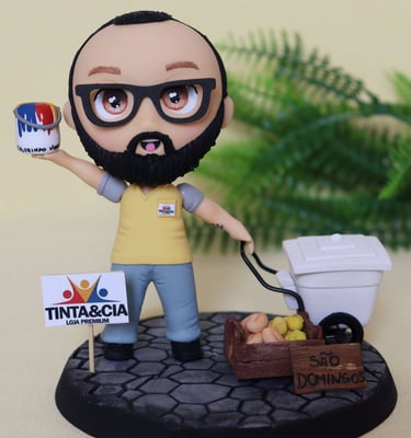 Boneco Personalizado em Biscuit em Resende