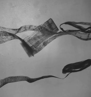 16mm film with dust from the building called ‘Dust-Scapes