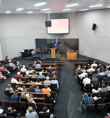 The opening of the building in 2017