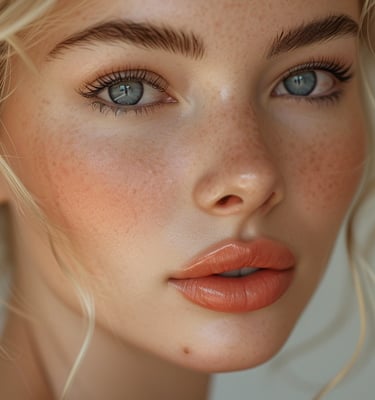 Flawless white skin
