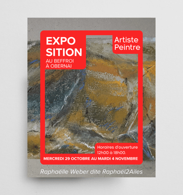 Support de communication : Flyer exposition 
