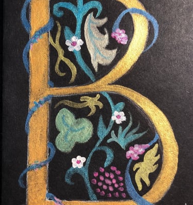 CBM Art letter B