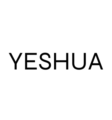 The Hebrew name Yeshua written in a bold black sans-serif font against a solid white background.