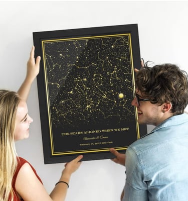 Custom Star Map for Specific Date