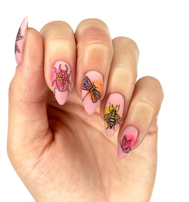 Fresh gel manicure ready for everyday wear