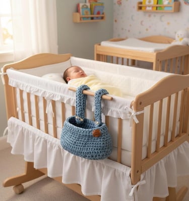 panier suspendu lit de bébé