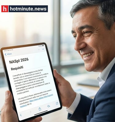 a man in a suit and tie is holding a tablet computer