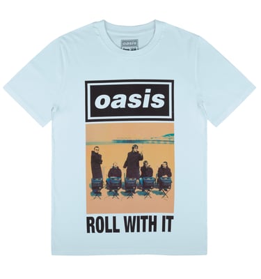 Live '25 Roll With It Cover T-Shirt Baby Blue