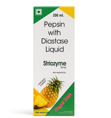 Striozyme Syrup. Digestive enzyme by Strio Healthcare