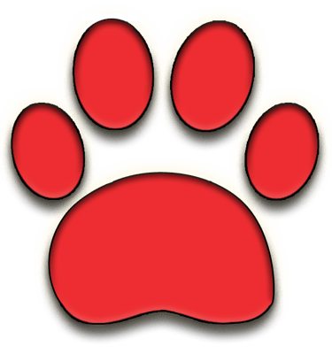 Red paw icon