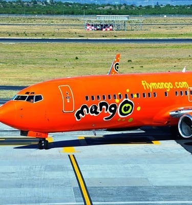 a large jetliner sitting on a runway