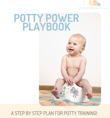 Potty training guide for toddlers by Sayang Sleep consultant Singapore.