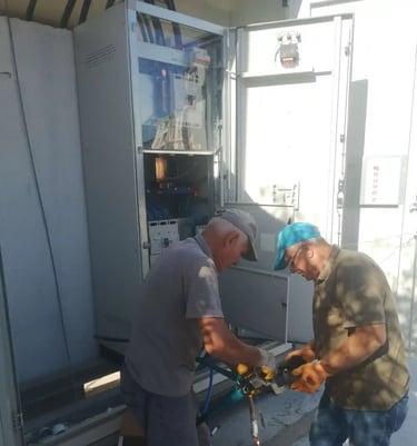 og kablo başlığı montaajı