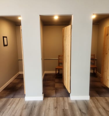 Private Change Rooms.