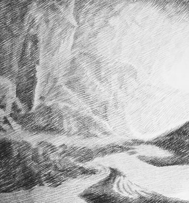 cave and water