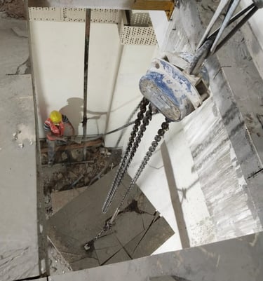 Precision slab cutting by experts in Bangalore