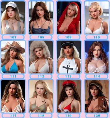 visages poupée réaliste silicone DDF