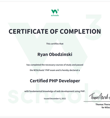 PHP Certification