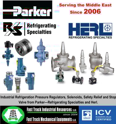 PARKER HERL, INDUSTRIAL REFRIGERATION UAE & Middle East Fast Track Industrial Resources LLC has bee