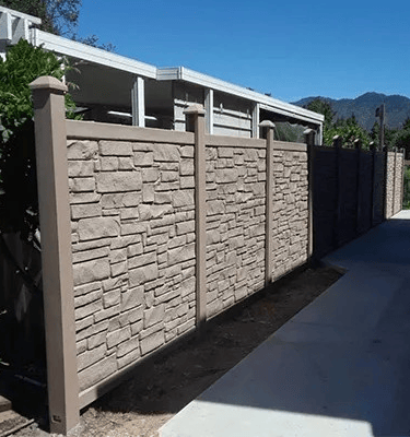 a fenced in area with a fence and a fence