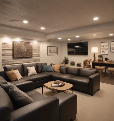 Bright living room with modern inventory