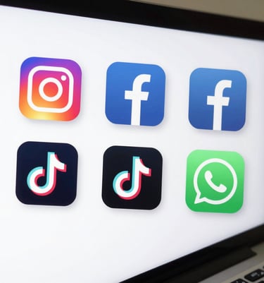 Vibrant animated website interface showing colorful moving shapes and smooth transitions.