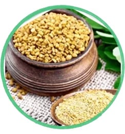 Fenugreek with furostanol saponins for male sex hormone support and increased metabolic drive.