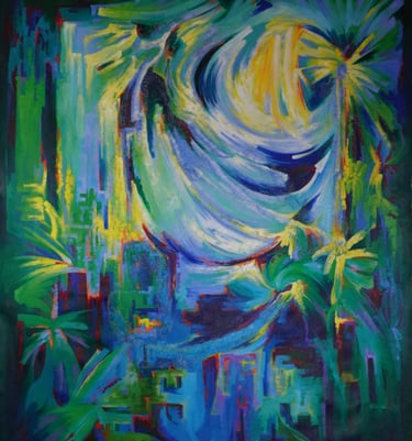 "Hope" draws its inspiration from nature and the invisible forces that inhabit it, 